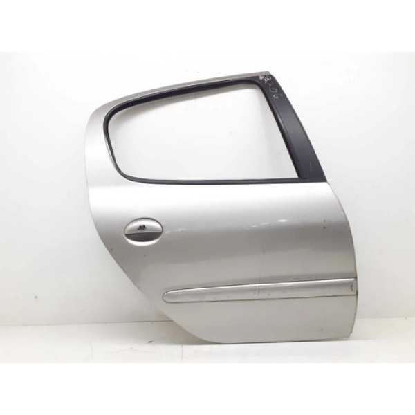 Porta Traseira Direita Peugeot 206 207 Hatch 2001 A 2012 Traseira Direita Prateado