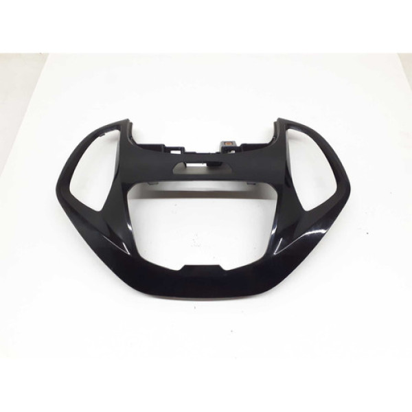 Moldura Multimídia Black Piano Ford Ka 2015 A 2021 Preto