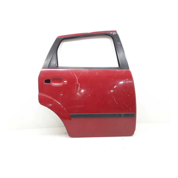 Porta Traseira Direita Fiesta 2004 05 06 07 08 09 2010 2011 Traseira Direita Vermelho