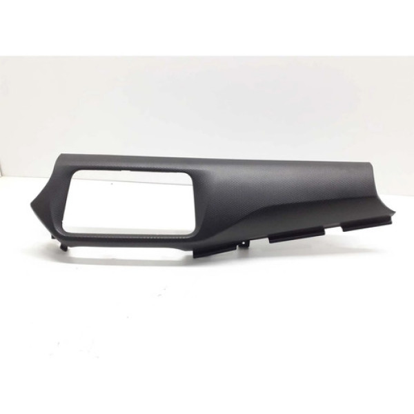 Moldura Painel Multimidia Nissan Kicks 2016 17 18 19 20 2021 Cinza