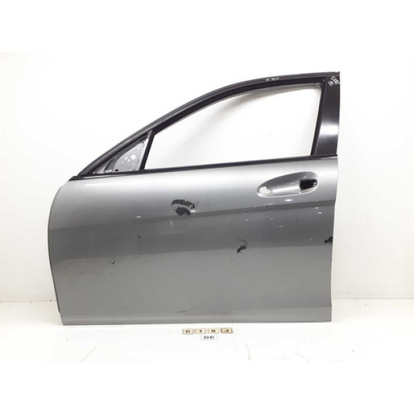 Porta Dianteira Esquerda Mercedes C180 C200 2008 A 2013 Dianteira Esquerda Cinza-escuro