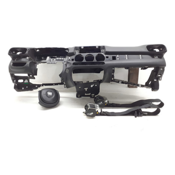 Kit Airbag Fiat Argo Cronos 2018 A 2021 Símbolo Preto