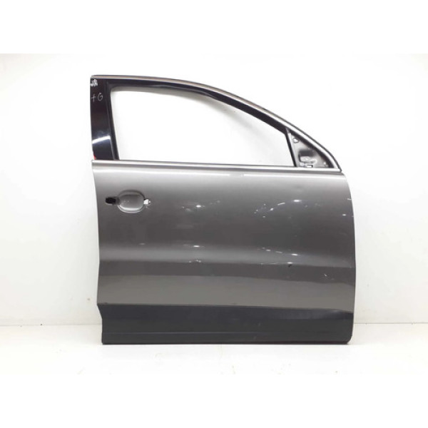 Porta Dianteira Direita Vw Tiguan 2010 A 2017 Dianteira Direita Cinza-escuro