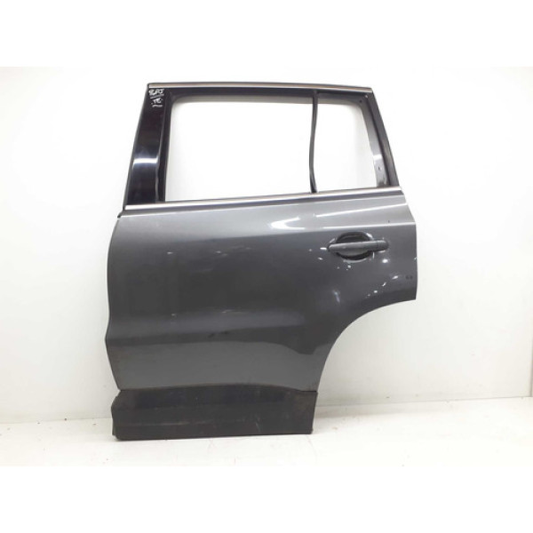 Porta Traseira Esquerda Vw Tiguan 2010 A 2017 Traseira Esquerda Cinza-escuro