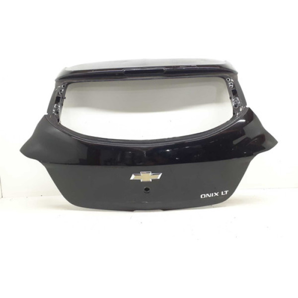 Tampa Traseira Gm Onix 2013 A 2019 Com Cilindro Chave