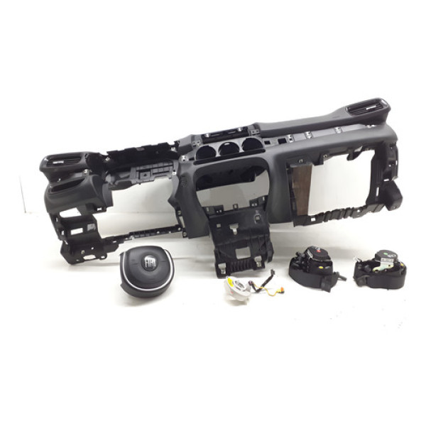 Kit Airbag Fiat Argo Cronos 2018 A 2021 Símbolo Preto