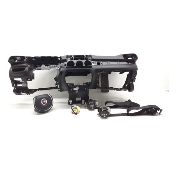 Kit Airbag Fiat Argo Cronos 2017 A 2021 Símbolo Vermelho