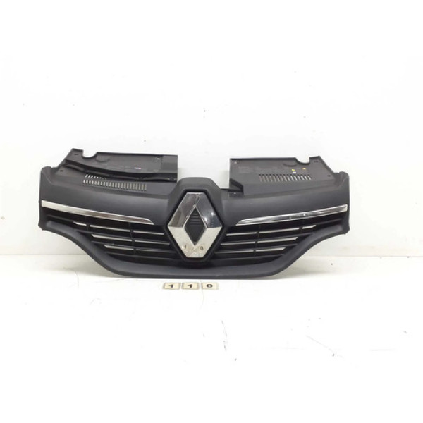 Grade Parachoque Dianteiro Renault Sandero Stepway 2015 A 18 Preto Fosco